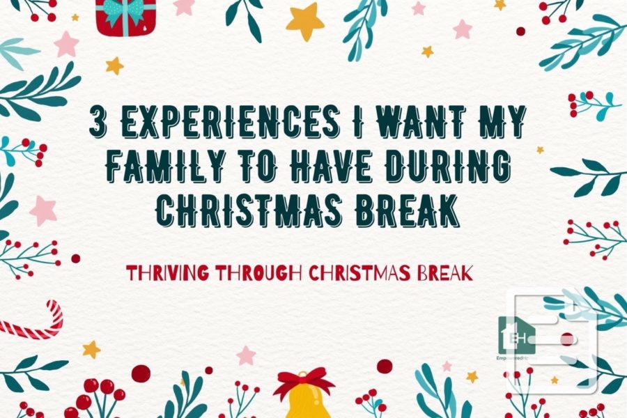 3 Experiences I Want My Family to Have During Christmas Break