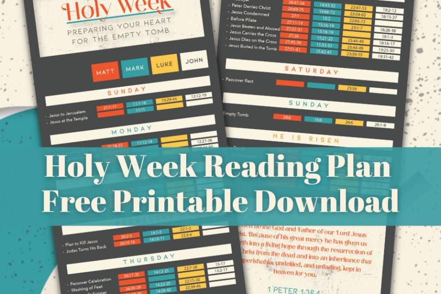 Holy Week Download: Preparing for the Empty Tomb