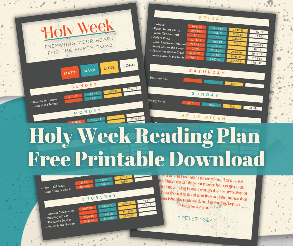 Holy Week Download Preparing for the Empty Tomb Empowered Homes